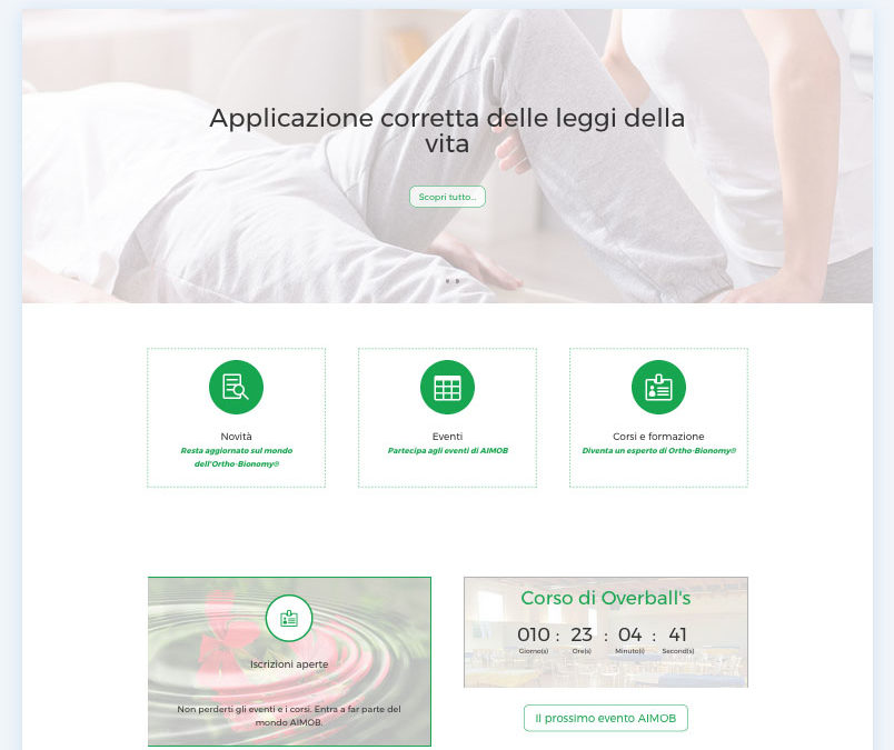 Nuovo sito web AIMOB